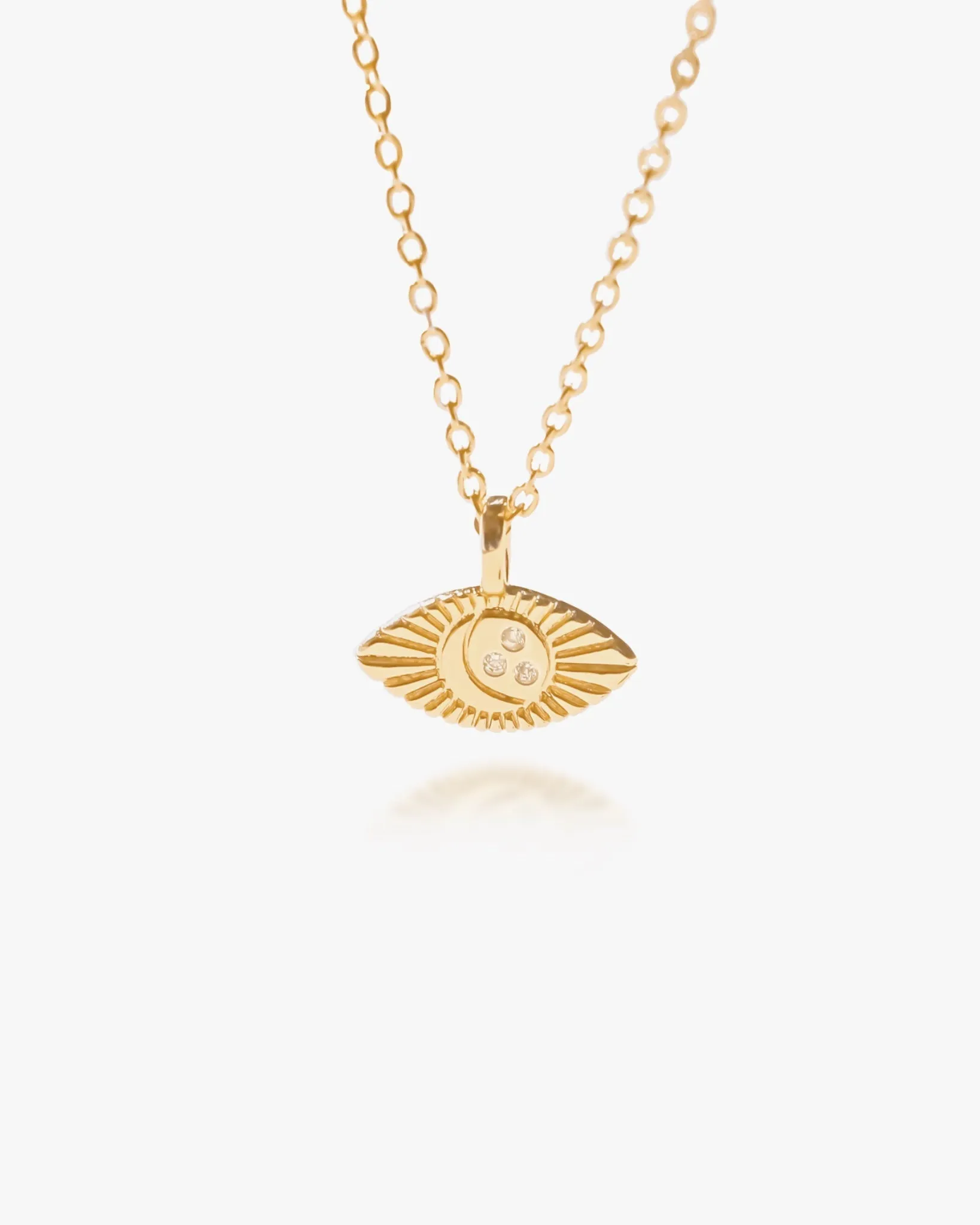 Evil Eye Celestial Necklace sold by Midori Jewelry Co.