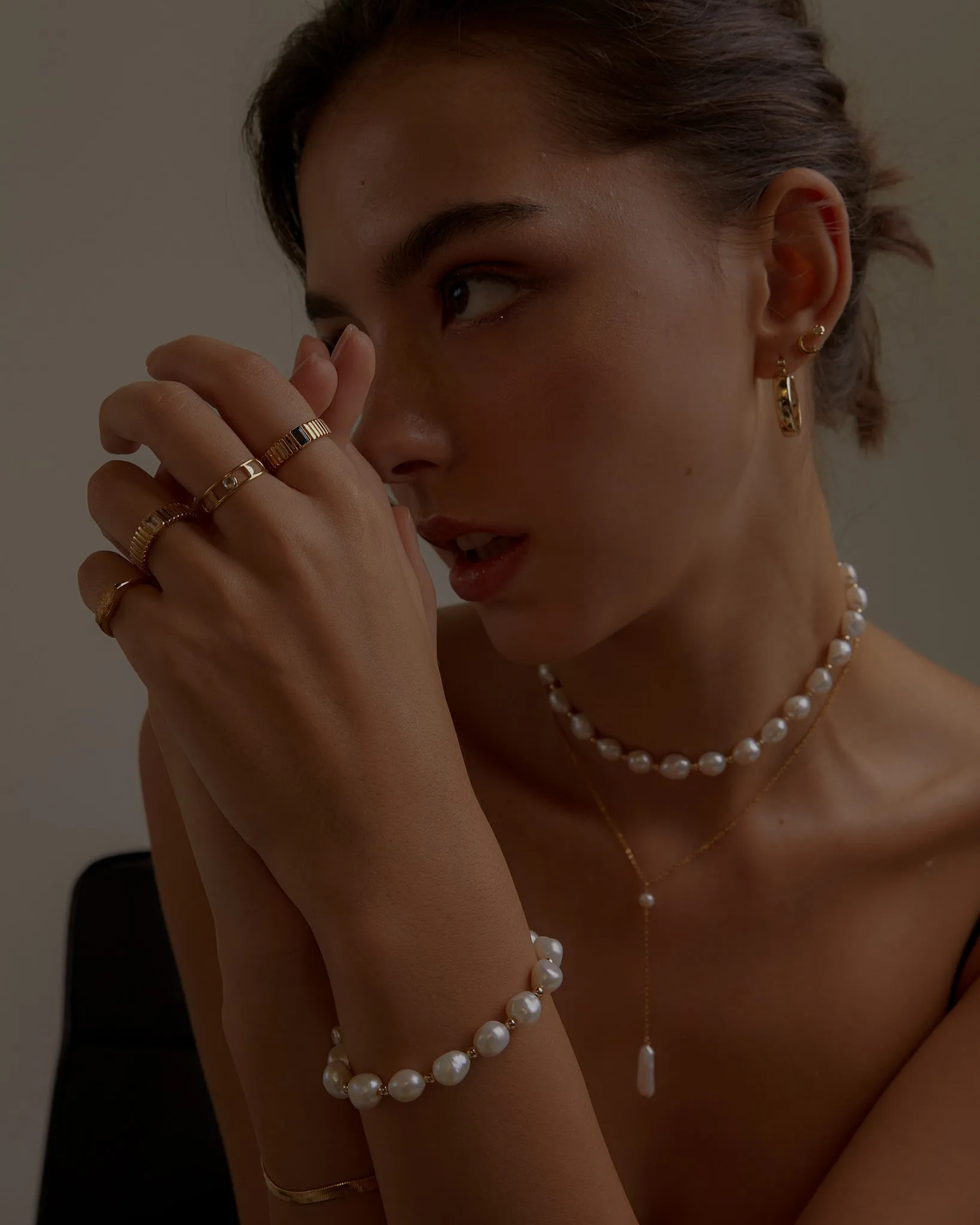 Viviana Pearl Necklace sold by Midori Jewelry Co. product image thumbnail 4