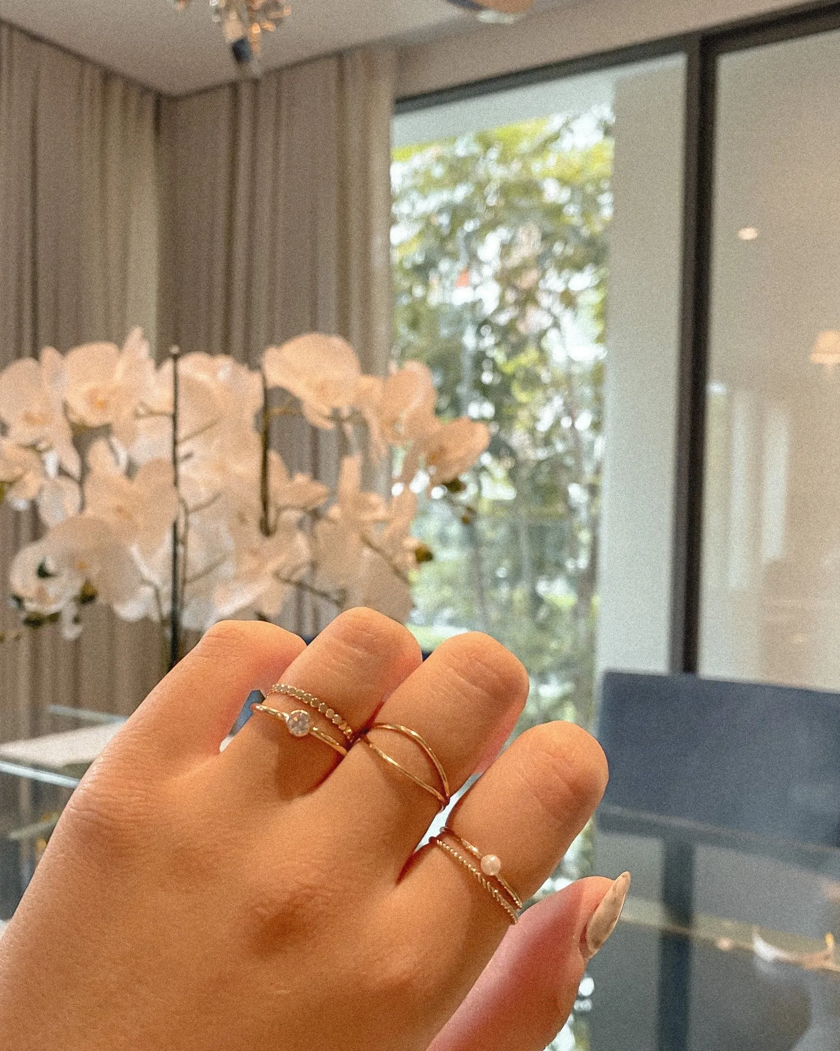 Double Wave Stacking Ring sold by Midori Jewelry Co. product image thumbnail 4