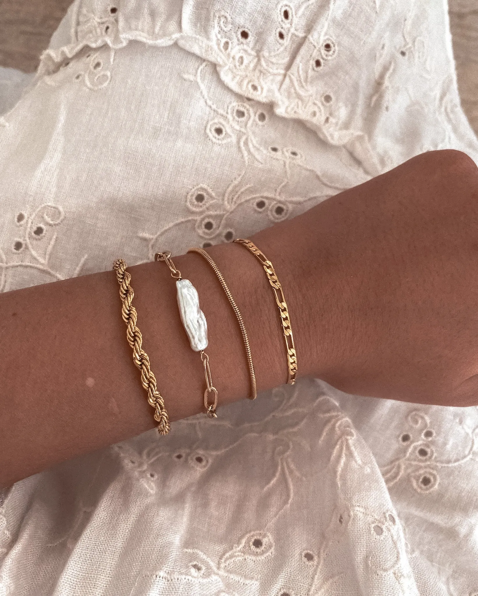 Gianna Figaro Chain Bracelet sold by Midori Jewelry Co. product image thumbnail 4