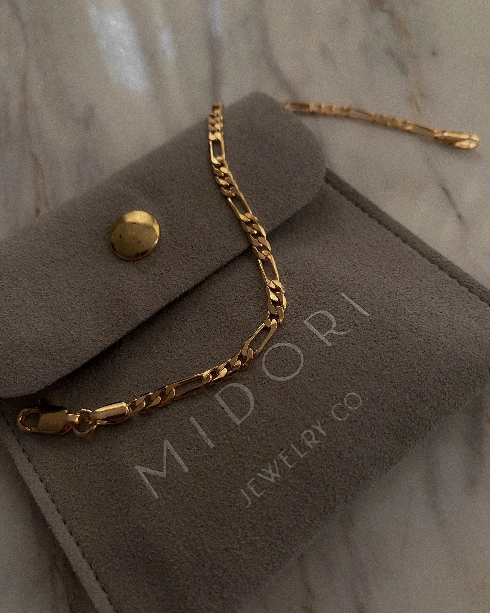 Gianna Figaro Chain Bracelet sold by Midori Jewelry Co. product image thumbnail 3