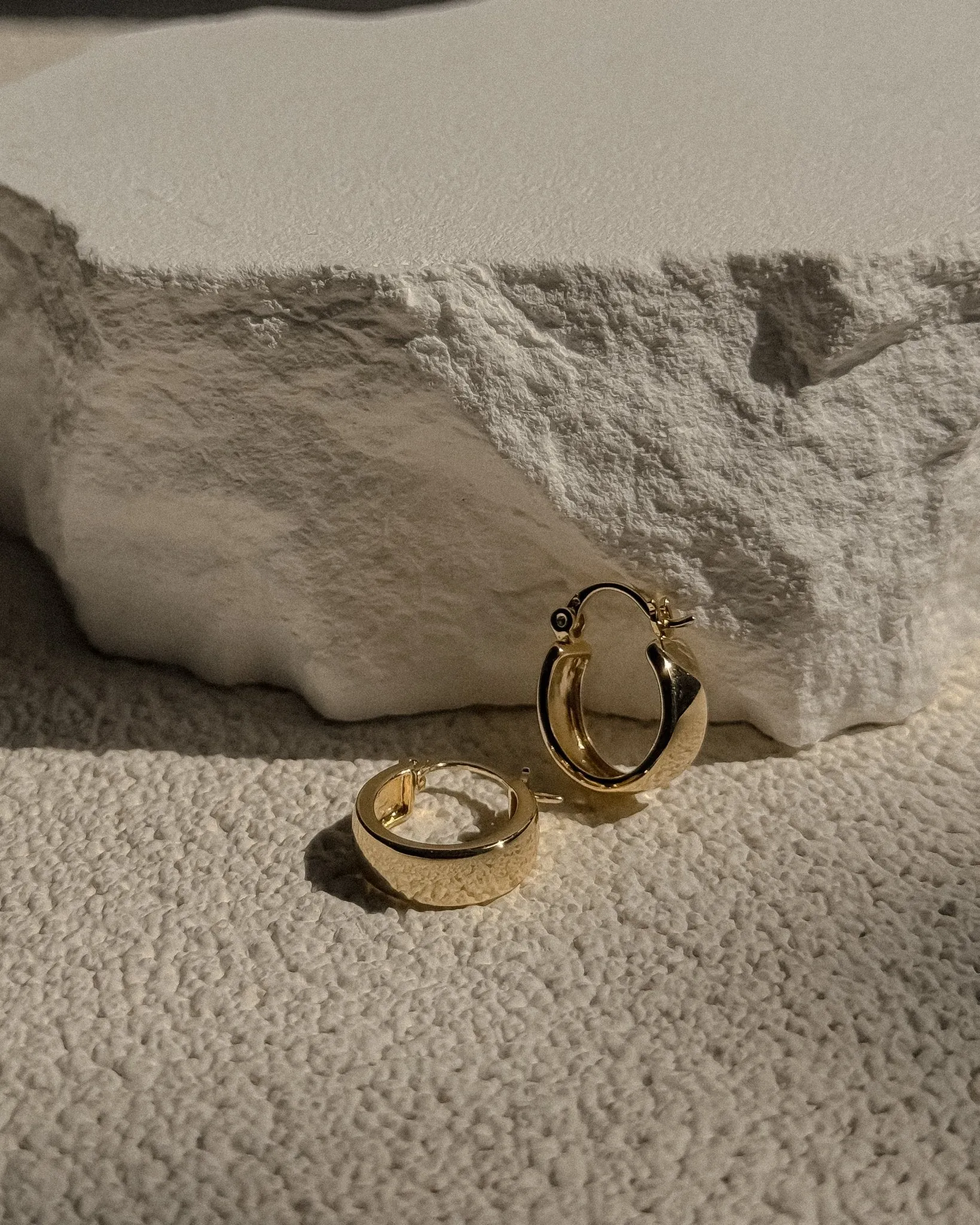 Elise Medium Hoops sold by Midori Jewelry Co. product image thumbnail 3