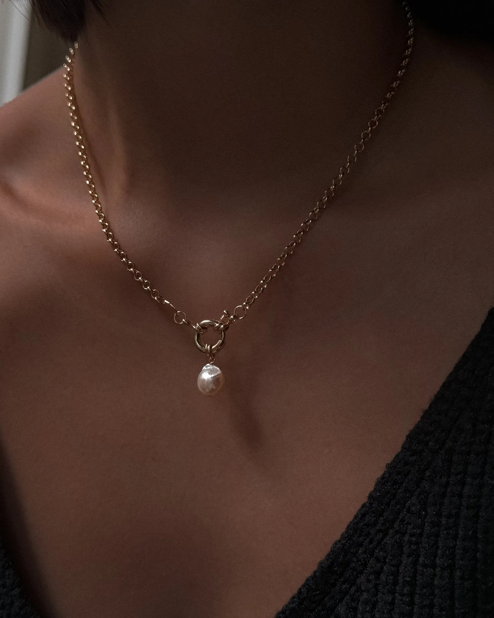 Akoya Saltwater Baroque Pearl Charm sold by Midori Jewelry Co. product image thumbnail 5