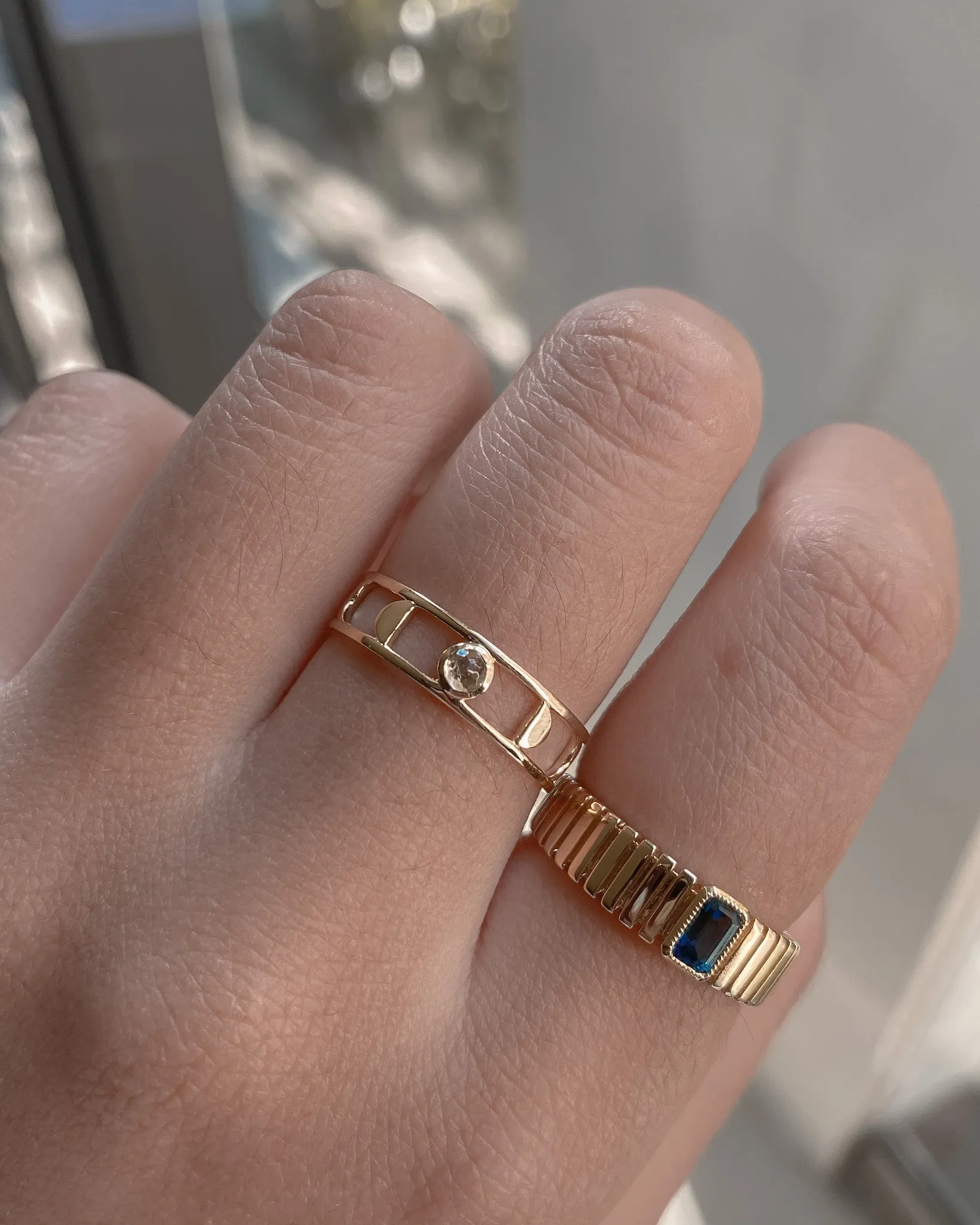 Moon Phases Ring sold by Midori Jewelry Co. product image thumbnail 2