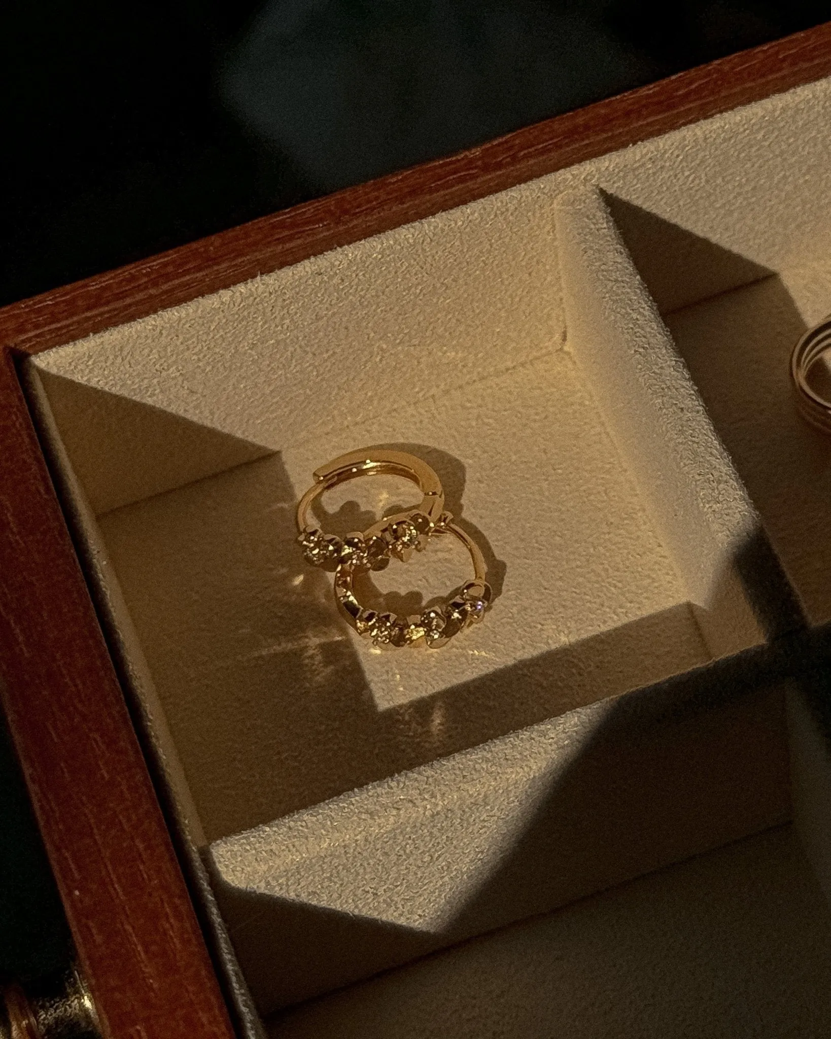 Fleur Hoops sold by Midori Jewelry Co. product image thumbnail 3