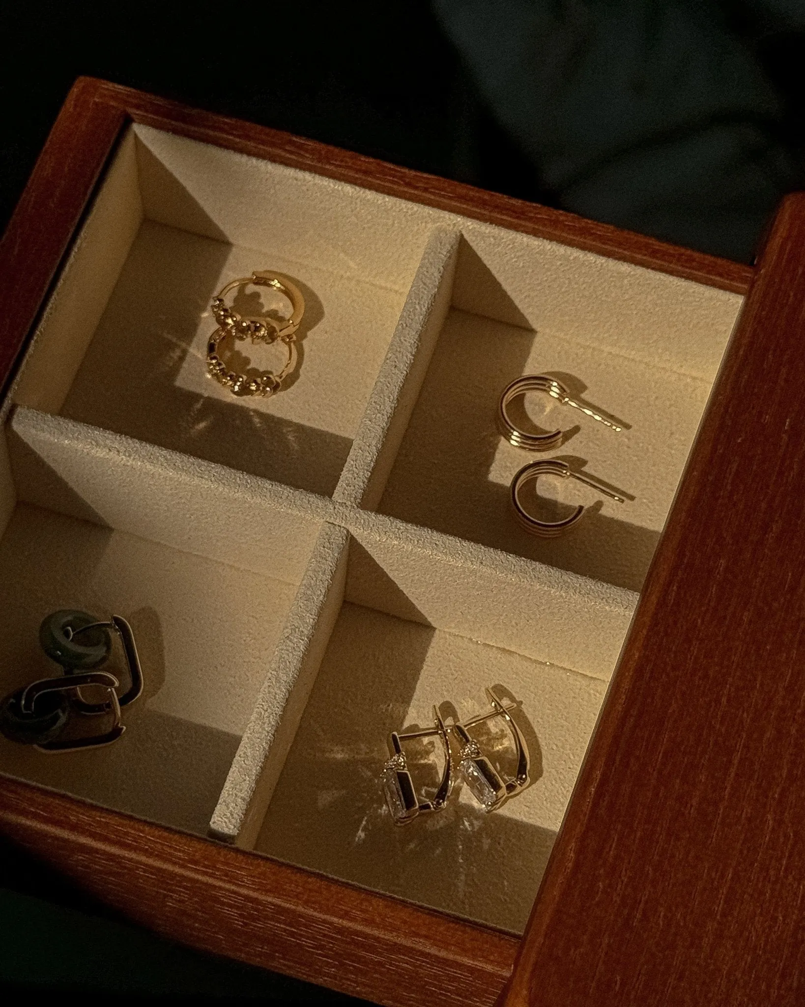 Fleur Hoops sold by Midori Jewelry Co. product image thumbnail 4