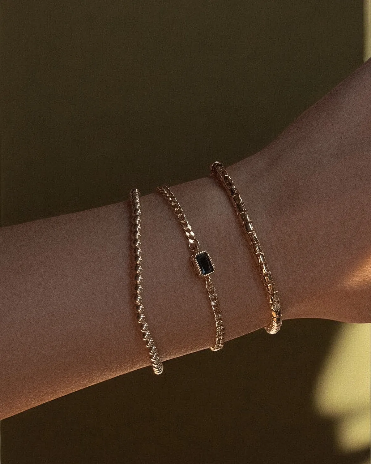 Harlow Onyx Choker & Bracelet Set sold by Midori Jewelry Co. product image thumbnail 3
