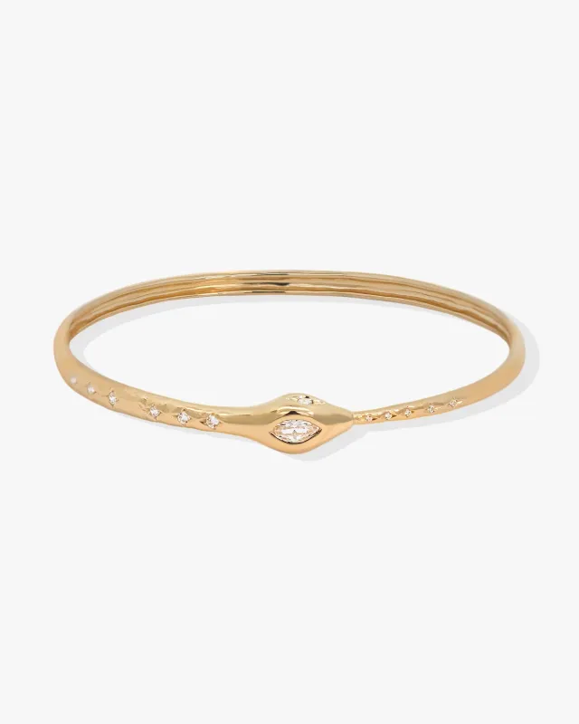 Ouroboros Snake Bangle sold by Midori Jewelry Co.