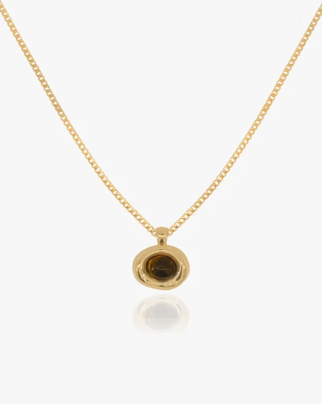 Sable Tiger Eye Necklace sold by Midori Jewelry Co.