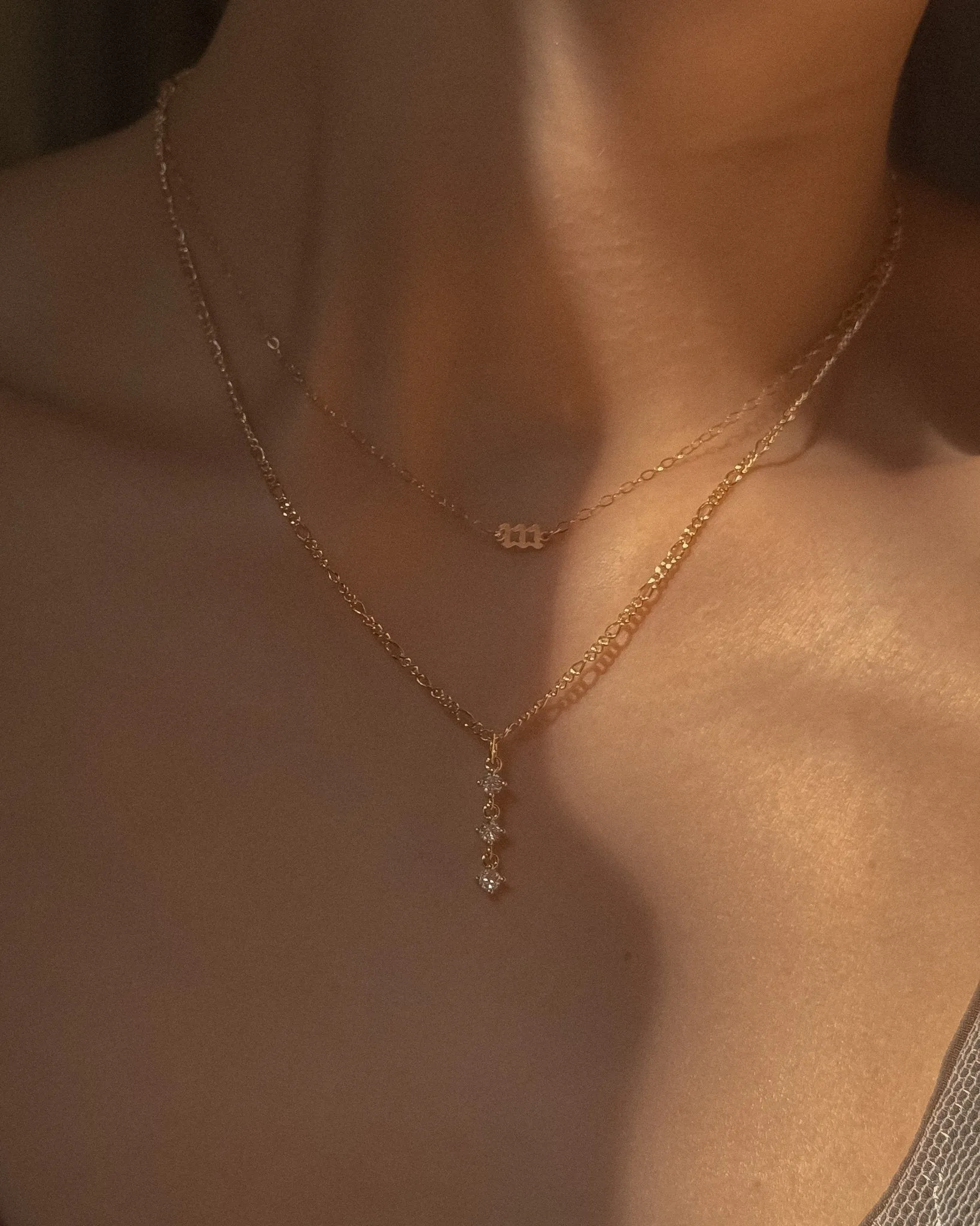 111 Angel Number Choker Necklace sold by Midori Jewelry Co. product image thumbnail 2