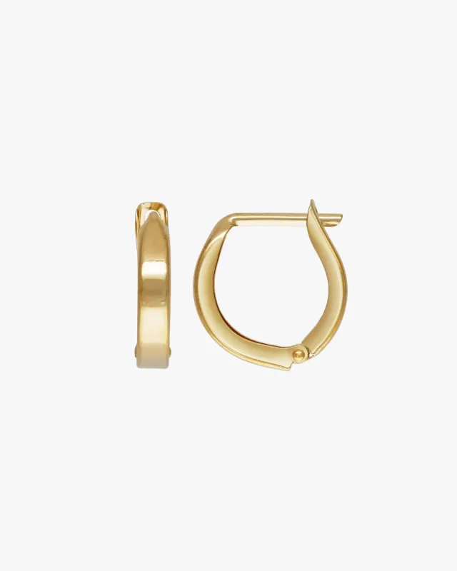 Horseshoe Hoops made by Midori Jewelry Co.