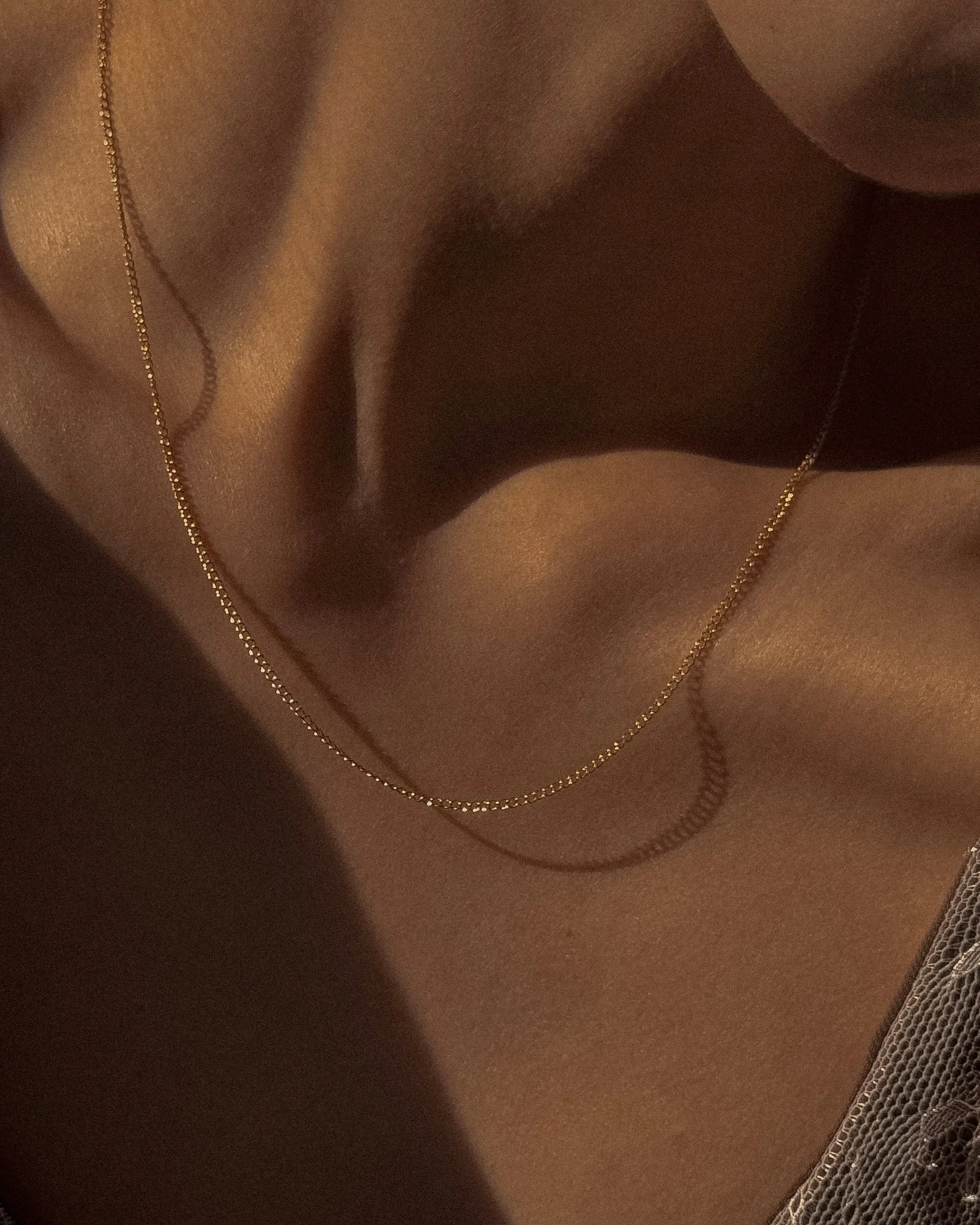 Curb Chain Necklace sold by Midori Jewelry Co. product image thumbnail 2