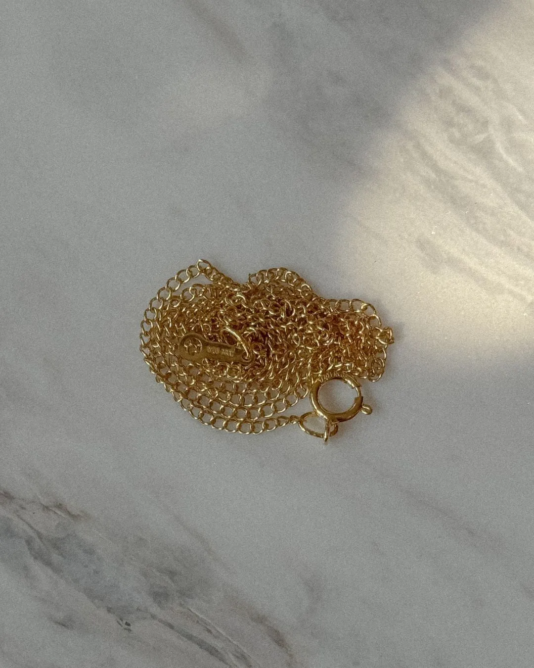 Curb Chain Necklace sold by Midori Jewelry Co. product image thumbnail 4