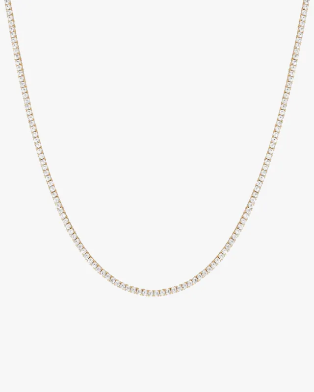 Tennis Necklace made by Midori Jewelry Co.