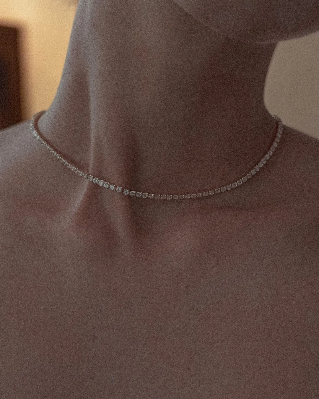 Tennis Necklace sold by Midori Jewelry Co. product image thumbnail 4
