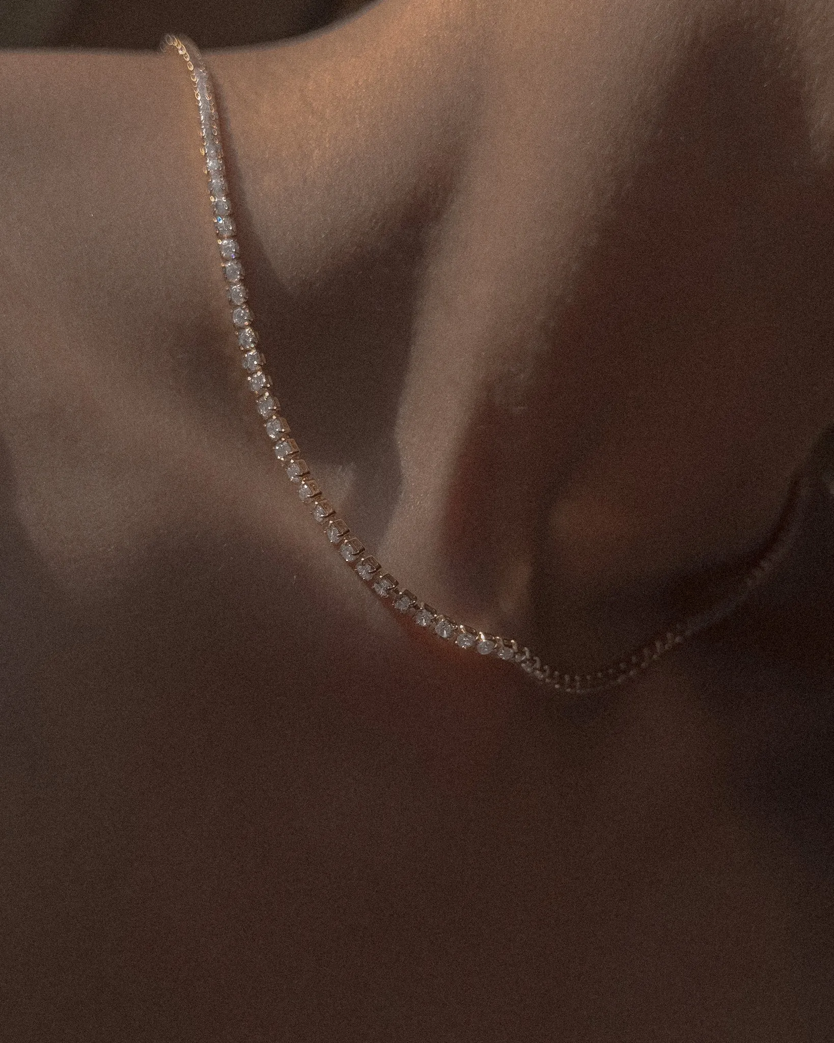 Tennis Necklace sold by Midori Jewelry Co. product image thumbnail 2