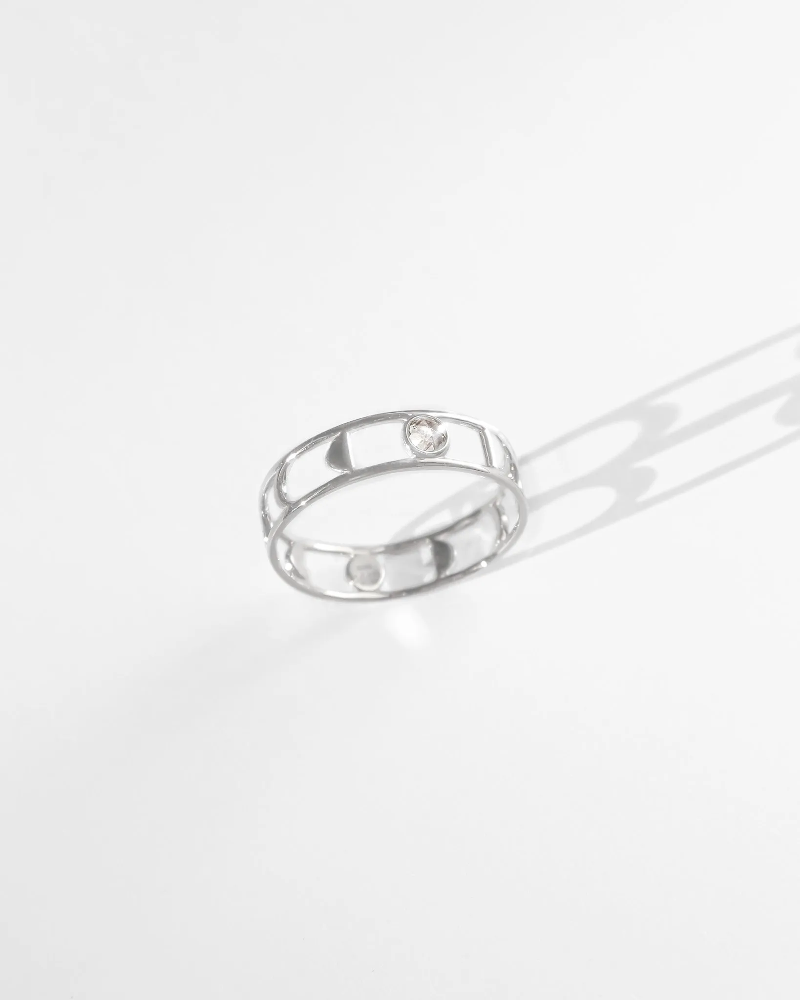 Moon Phases Ring in Silver sold by Midori Jewelry Co. product image thumbnail 2