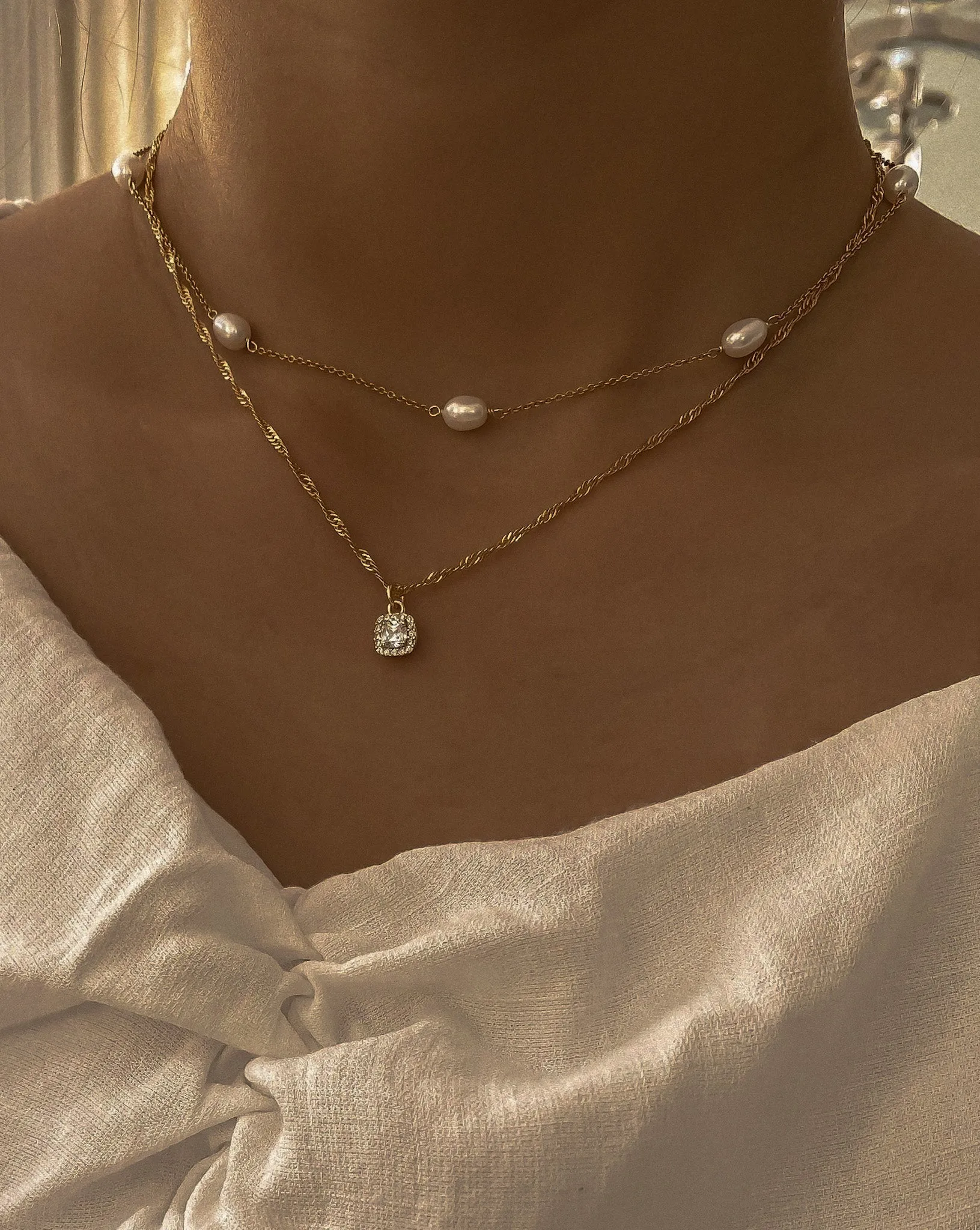 Gabi Pearl Choker sold by Midori Jewelry Co. product image thumbnail 5