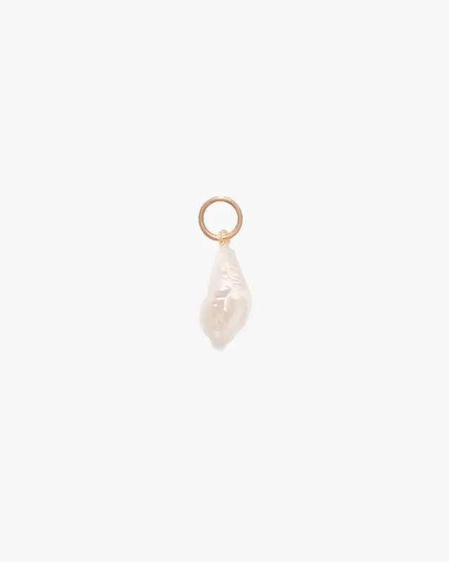 Organic Keshi Pearl Charm sold by Midori Jewelry Co.