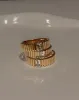 Venus Ribbed Ring in Vermeil sold by Midori Jewelry Co.