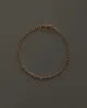 Athena Cuban Chain Anklet sold by Midori Jewelry Co.