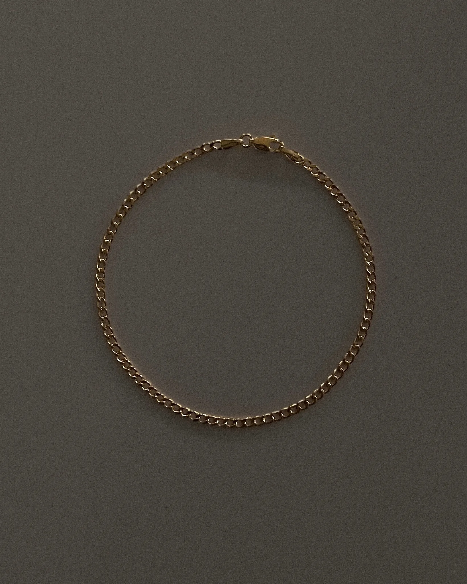 Athena Cuban Chain Anklet sold by Midori Jewelry Co. product image thumbnail 3