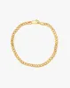 Athena Cuban Chain Anklet sold by Midori Jewelry Co.