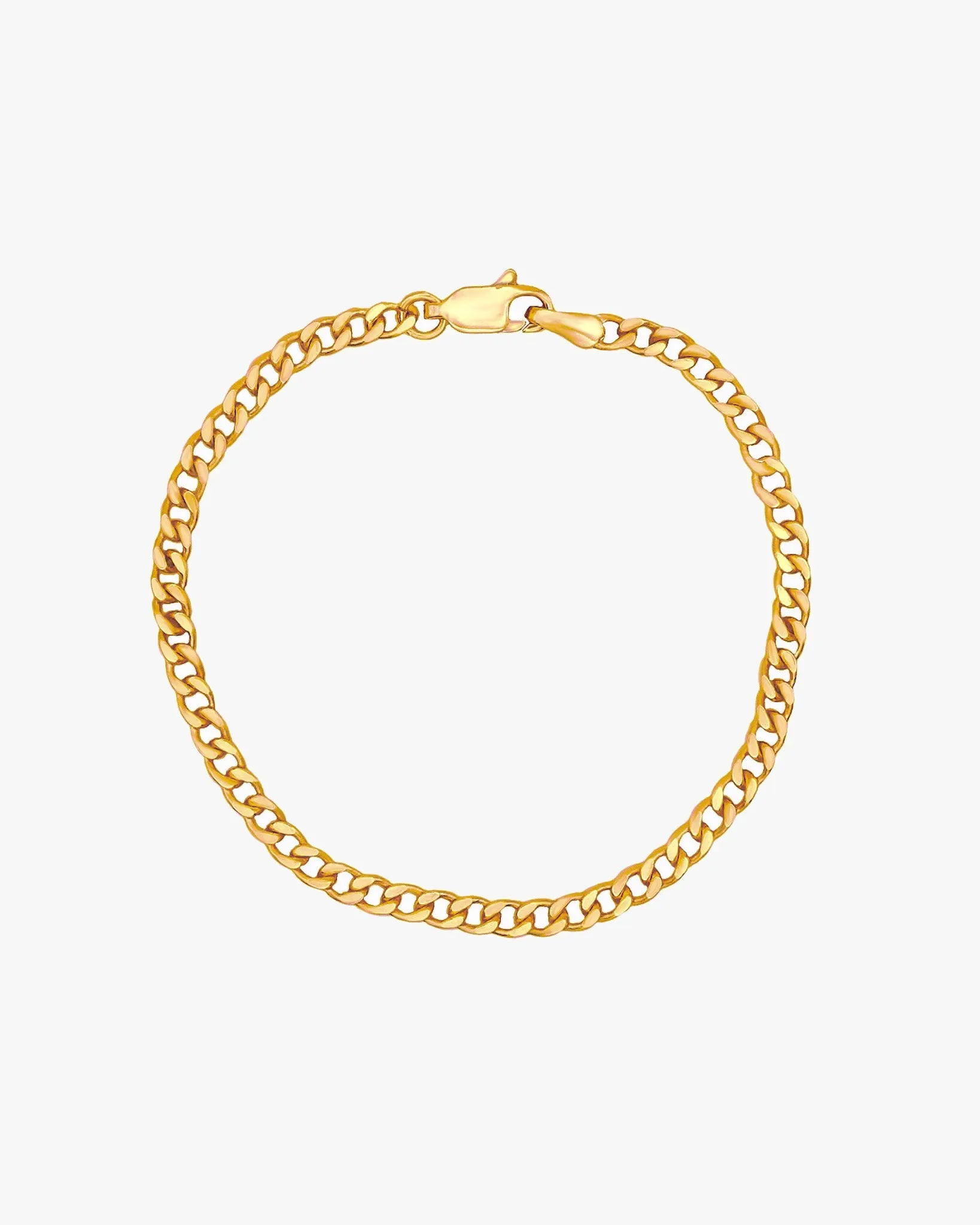 Athena Cuban Chain Anklet sold by Midori Jewelry Co.