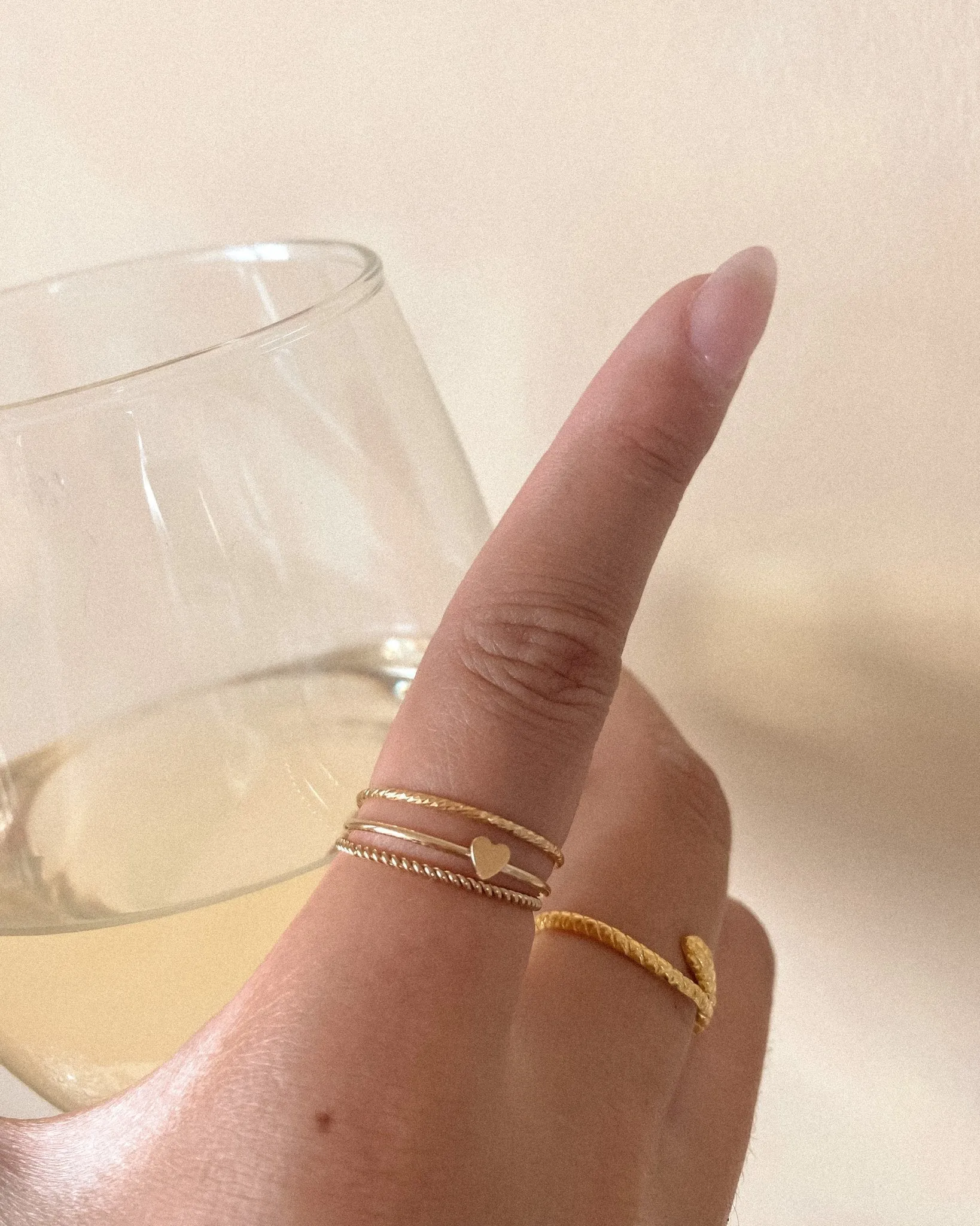 Amour Stacking Ring sold by Midori Jewelry Co. product image thumbnail 2