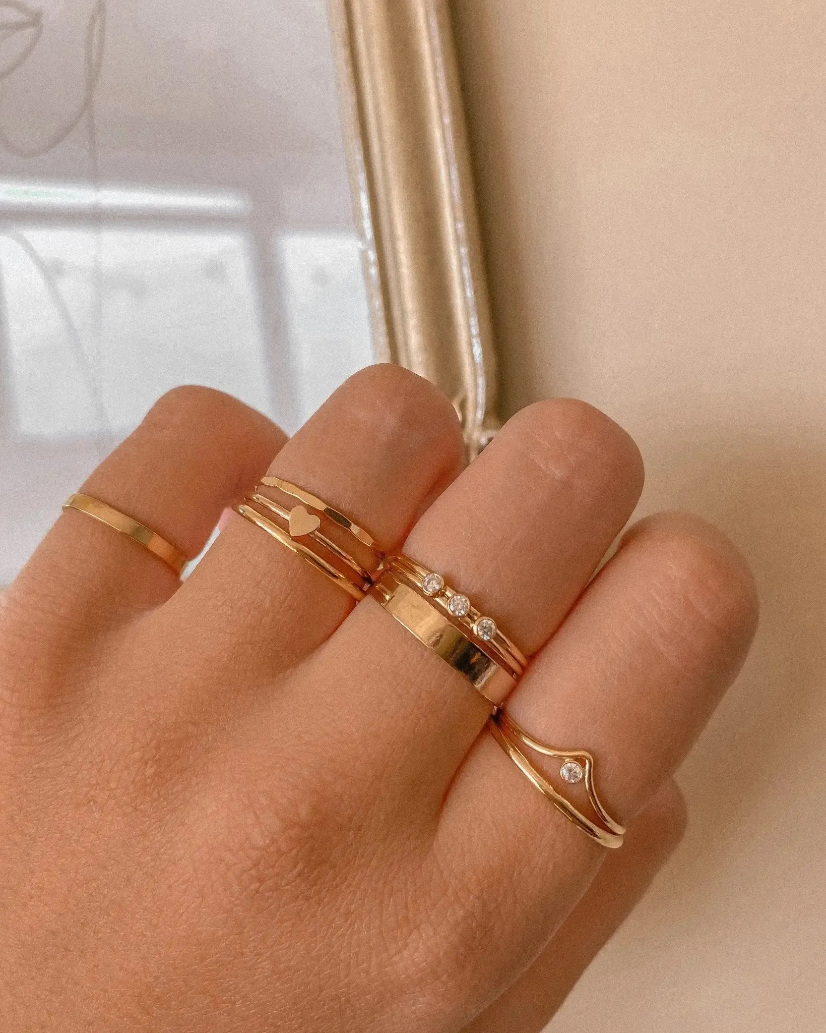Amour Stacking Ring sold by Midori Jewelry Co. product image thumbnail 3