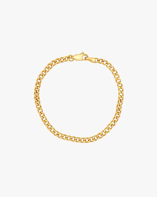 Athena Cuban Chain Bracelet sold by Midori Jewelry Co.