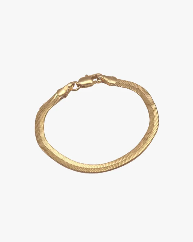 Hera Herringbone Bracelet sold by Midori Jewelry Co.