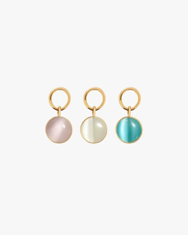 Cat's Eye Charm sold by Midori Jewelry Co.