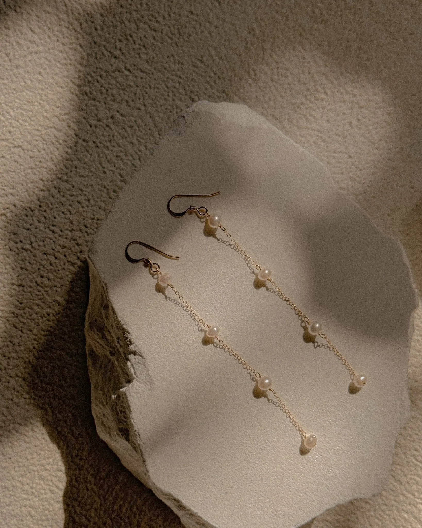 Francesca Pearl Drop Earrings sold by Midori Jewelry Co. product image thumbnail 2