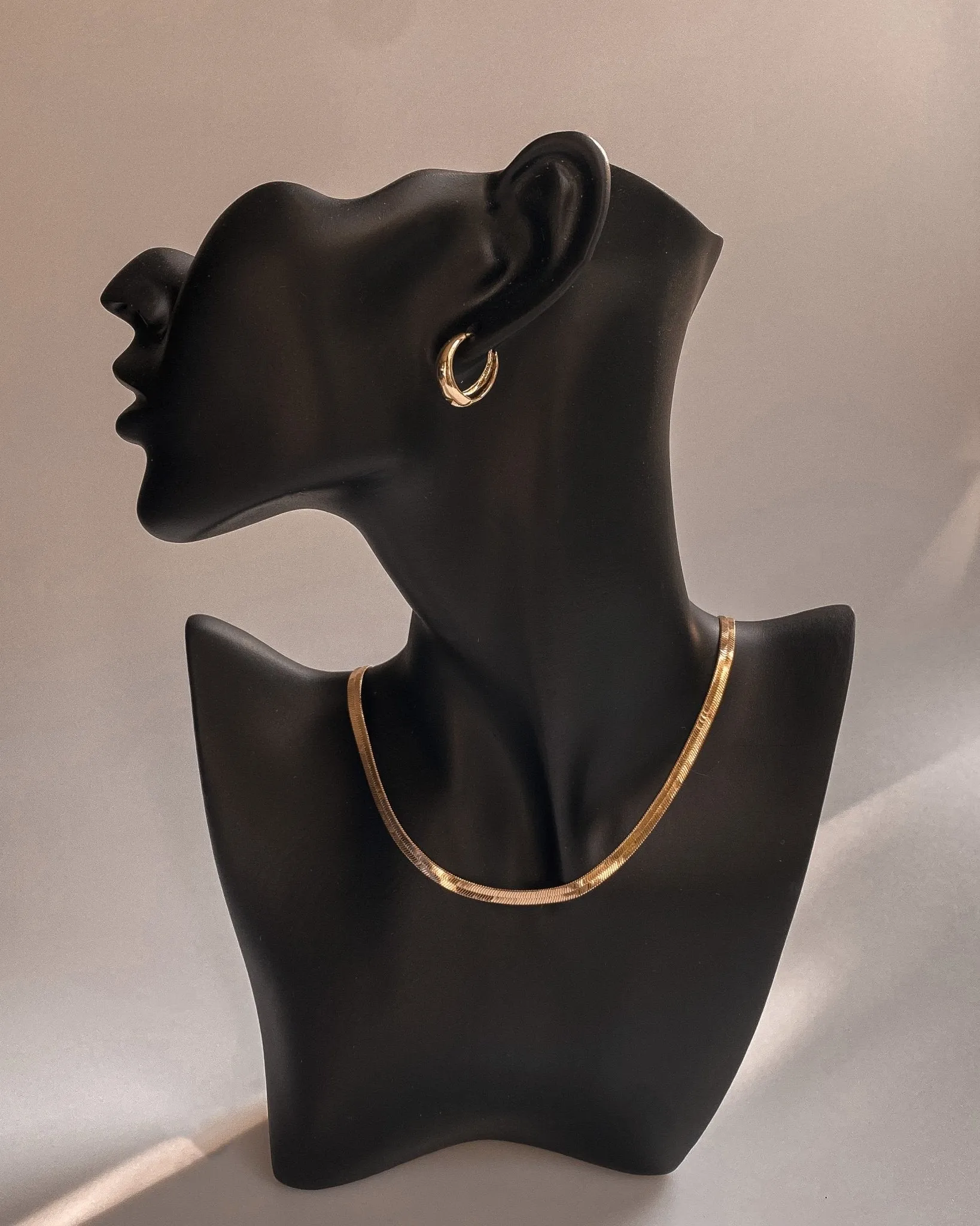 Stella Dome Hoops sold by Midori Jewelry Co. product image thumbnail 4