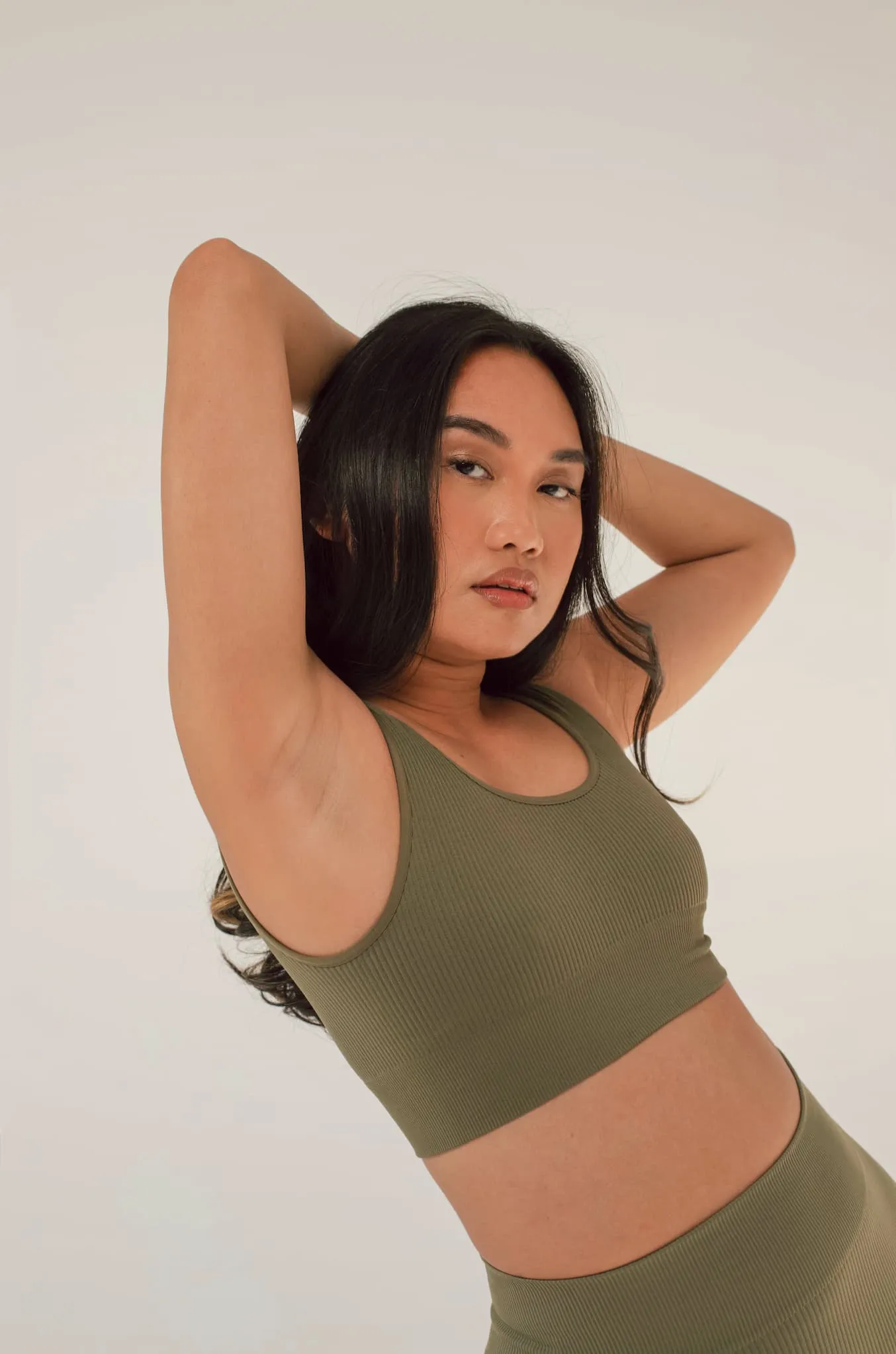 Ribbed Scoop Neck Bra sold by Nuttch product image thumbnail 5