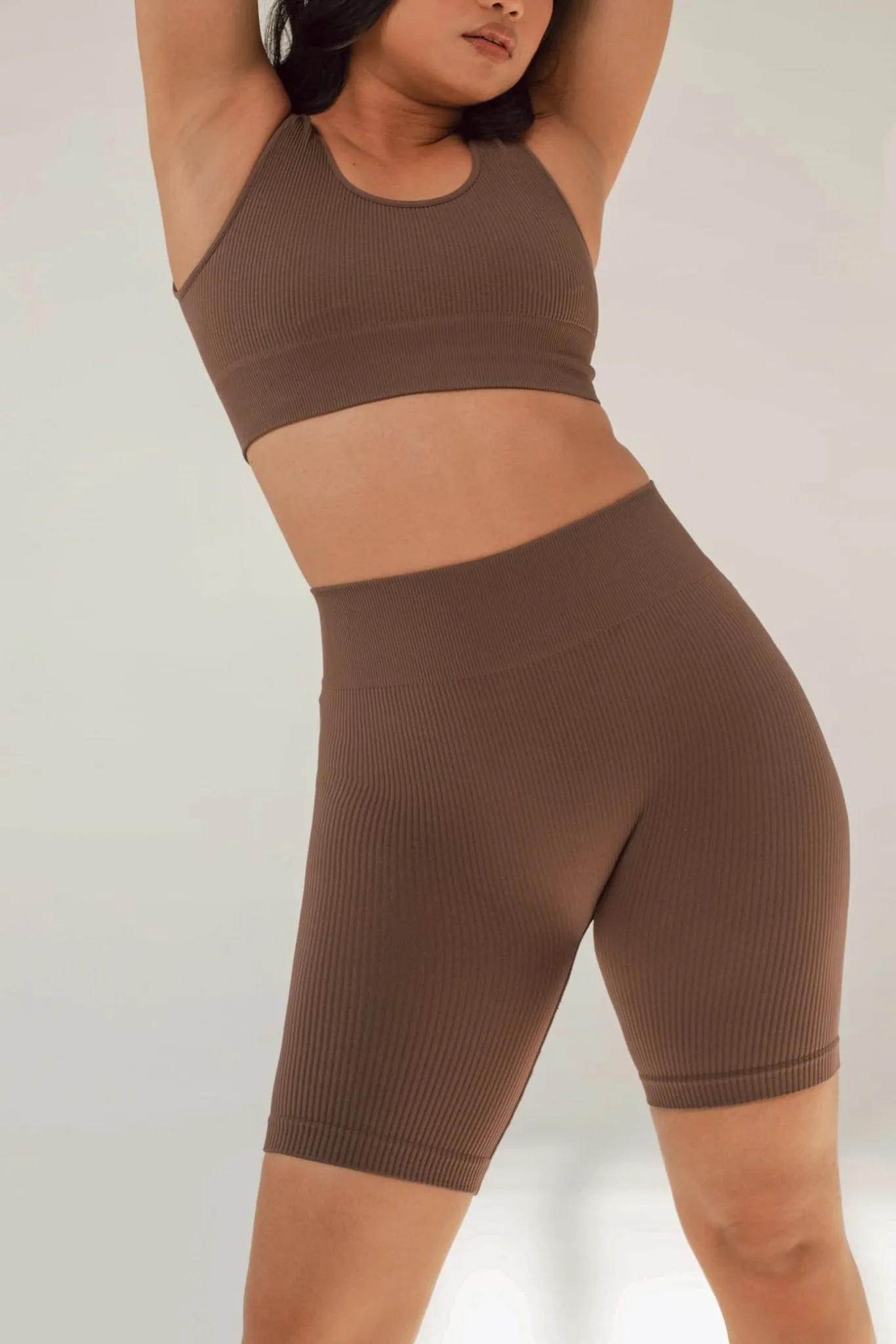 Ribbed Scoop Neck Bra sold by Nuttch product image thumbnail 3