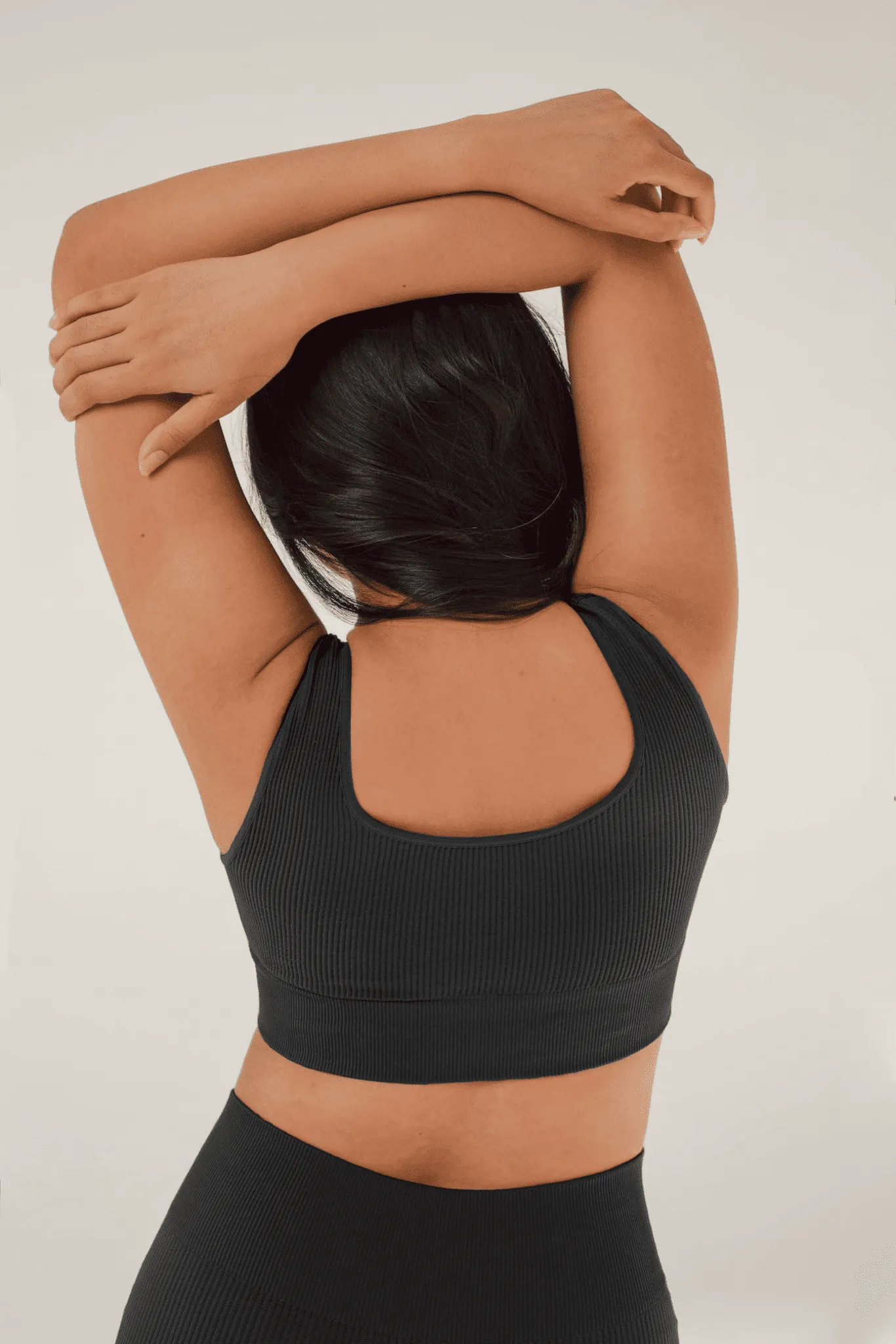 Ribbed Scoop Neck Bra sold by Nuttch product image thumbnail 4