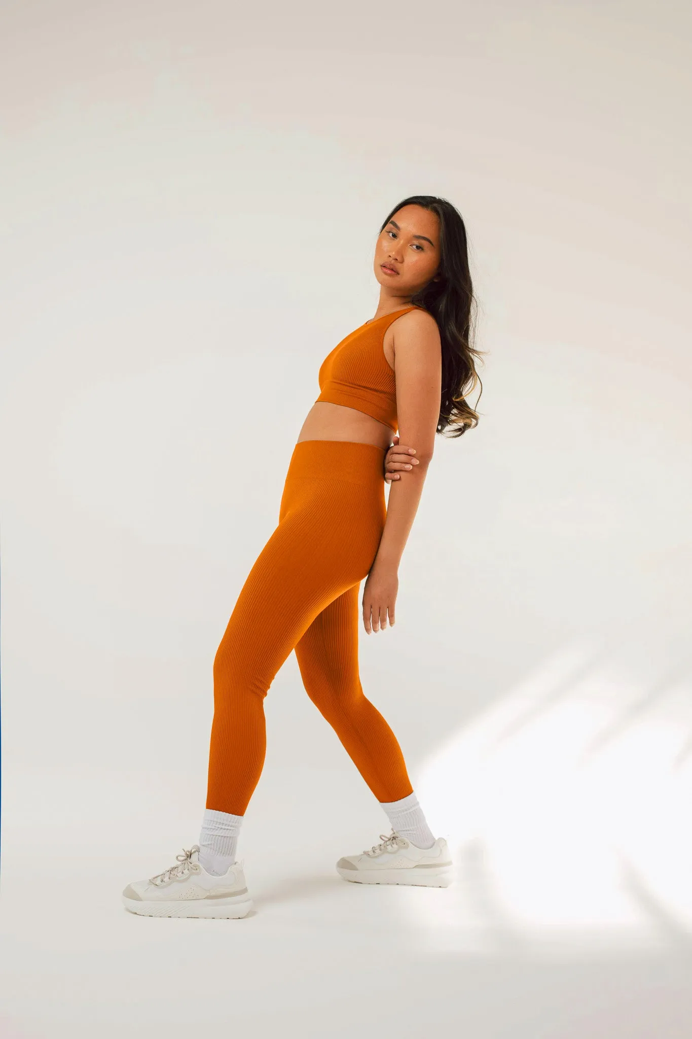 Ribbed High Neck Bra sold by Nuttch product image thumbnail 5