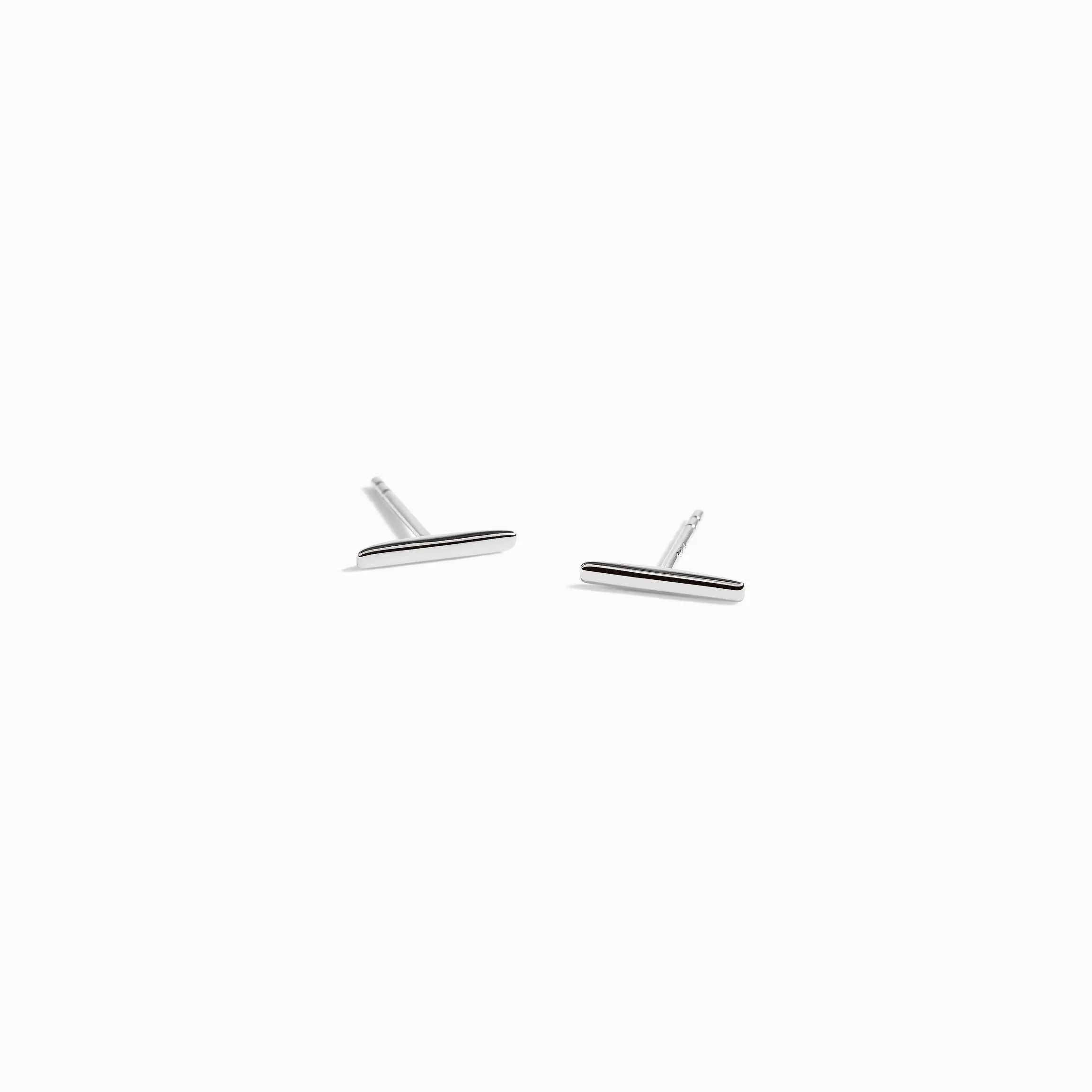 Bar Studs / 9K and 18K Solid Gold sold by Nyrelle Jewelry product image thumbnail 3