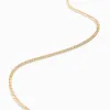 Omega Chain Necklace / 18K Solid Gold sold by Nyrelle Jewelry