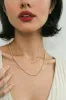 Omega Chain Necklace / 18K Solid Gold sold by Nyrelle Jewelry