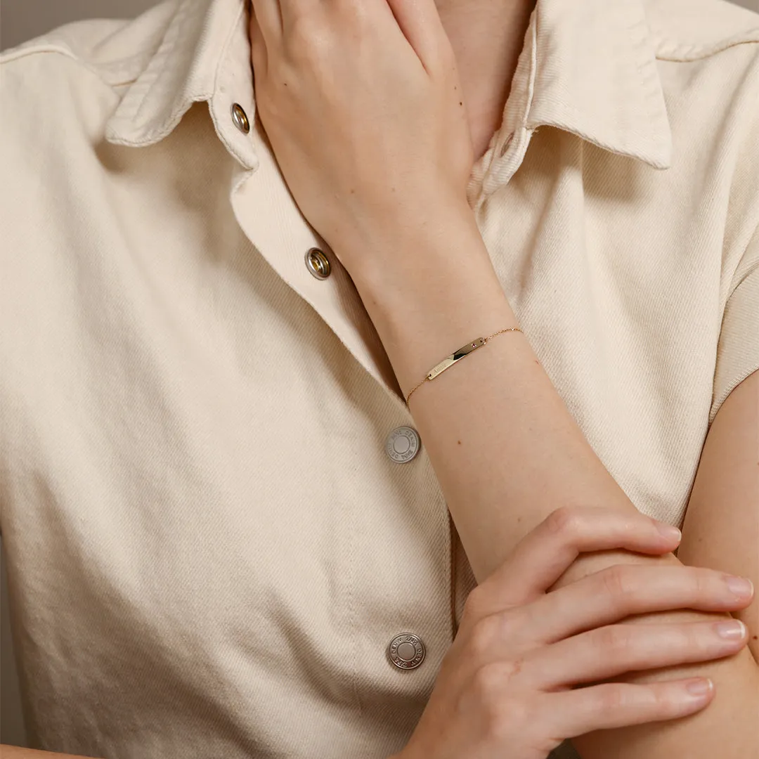 Ava Bracelet for Adults / 9K and 18K Solid Gold sold by Nyrelle Jewelry product image thumbnail 4