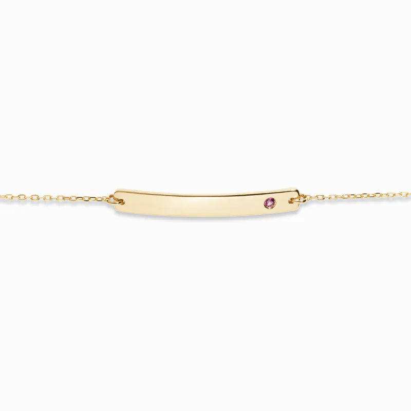 Ava Bracelet for Adults / 9K and 18K Solid Gold sold by Nyrelle Jewelry
