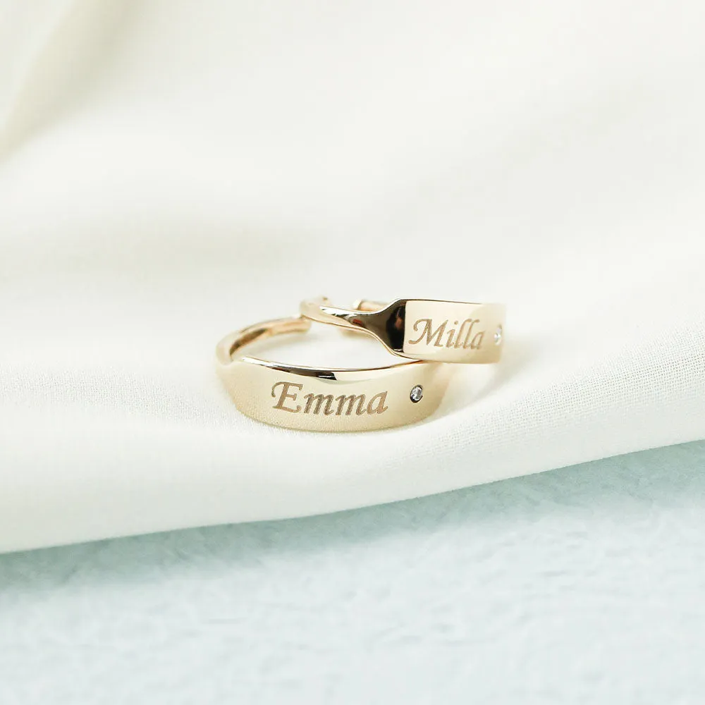 Ava Ring for Adults / 9K and 18K Solid Gold sold by Nyrelle Jewelry product image thumbnail 3