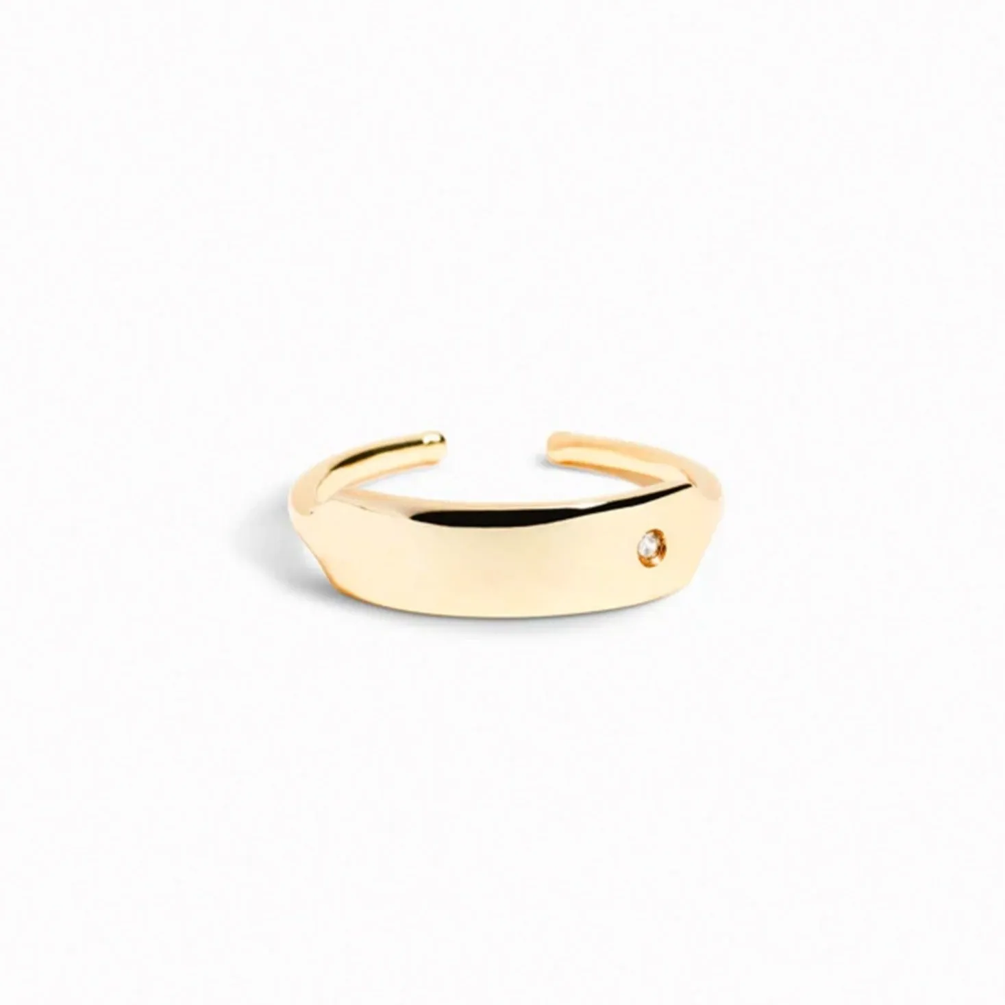 Ava Ring for Adults / 9K and 18K Solid Gold sold by Nyrelle Jewelry