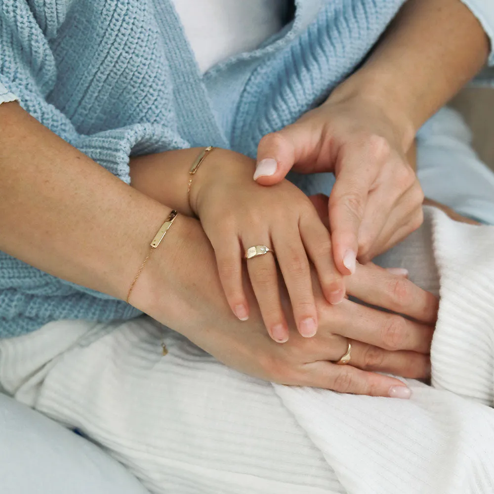 Ava Ring for Adults / 9K and 18K Solid Gold sold by Nyrelle Jewelry product image thumbnail 2