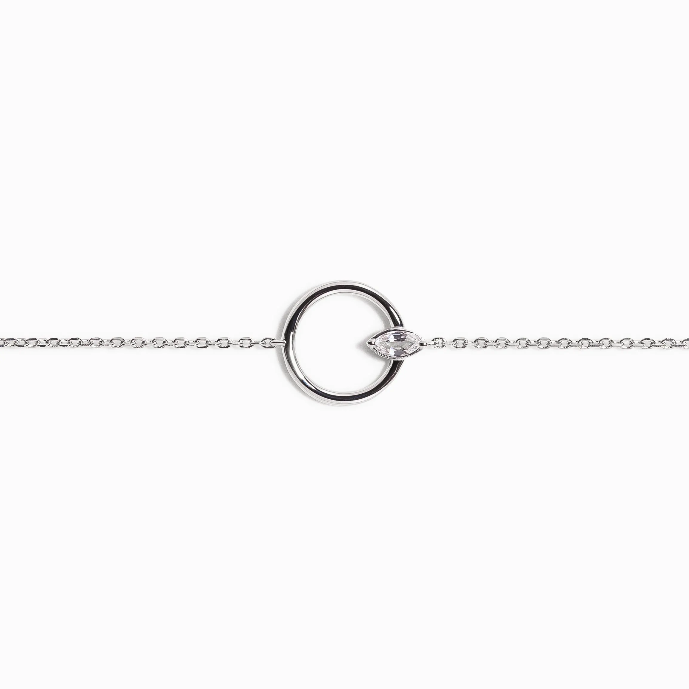 Marquise Cut White Sapphire Bracelet / Vermeil sold by Nyrelle Jewelry product image thumbnail 3