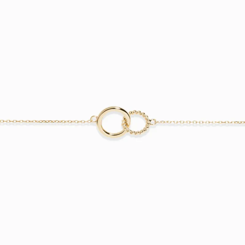 Infinity Bracelet / 9K and 18K Solid Gold made by Nyrelle Jewelry