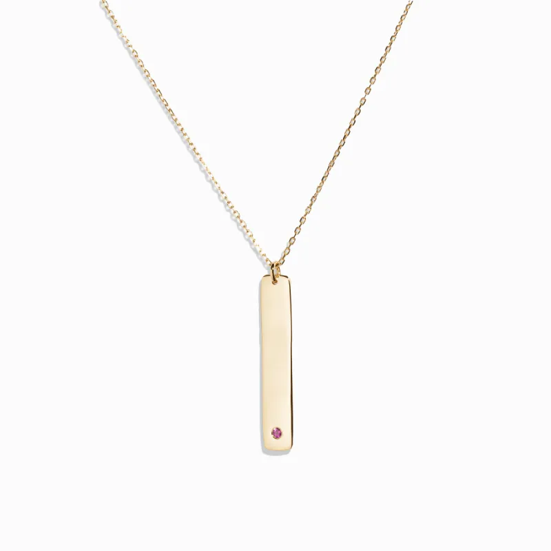 Ava Necklace for Adults / 9K and 18K Solid Gold sold by Nyrelle Jewelry